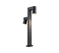 Paulmann 94824 Borne lumineuse LED Kimu IP44 822mm 3000K 2x8W 2x500lm 230V 70° anthracite aluminium luminaire d'extérieur