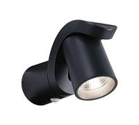 Paulmann 94830 Applique d'extérieur LED Cuff détecteur de mouvement IP44 76x217mm 3000K 10W 700lm 230V 70° anthracite aluminium luminaire d'extérieur