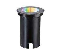 Paulmann 94845 LED luminaire d'extérieur encastré de sol Smart Home Zigbee Floor IP67 rond 110mm RGBW+ 4,9W 300lm 230V Acier brossé lumin. d'extérieur