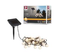 Paulmann 94874 Guirlandes solaires Soala IP44 3000K 30x3lm Noir
