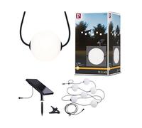 Paulmann 94911 Taina Guirlande lumineuse solaire LED IP67 3000 K 5,8 m 6 x 60 lm Noir