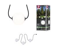 Paulmann 94912 Plug & Shine Guirlande LED Naima kit d'extension IP67 3000K 3x1W 1,71m noir
