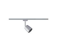 Paulmann 95335 URail Spot sur rail Cover Spot simple GU10 max. 10 W dimmables 230 V chrome mat, chrome Système de rails - libre choix de l'ampoule