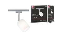 Paulmann 95337 URail Spot sur rail Blossom Spot simple G9 max. 10 W dimmable 230 V chrome mat, satiné système de rail URail - Libre choix de l'ampoule