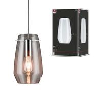 Paulmann Abat-jour Vento 2Easy cylindre verre URail 170 mm H28 cm clair