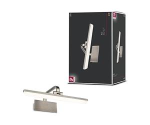 Paulmann 95569 LED éclairage de tableau Renan 400 mm incl. 1x9,5 W Blanc chaud Laiton patiné éclairage de tableau Métal Acryl lampe murale 3000 K
