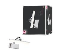 Paulmann 95571 Renan Applique murale à LED en aluminium brossé avec 1 ampoule 6 W Blanc chaud 3000 K
