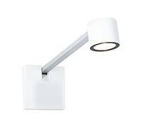 Paulmann 95574 LED éclairage de tableau Adelia 370lm incl. 1x4,5 gradable Éclairage du tableau 2700 K Blanc chaud lampe murale, Aluminium, Brossé