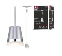 Paulmann 95628 URail Suspension Cone GU10 max. 10W dimmable 230V Système de rails chrome mat - Libre choix de l'ampoule