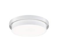 Paulmann Plafonnier LED Malik 3‑Step‑Dim 2700K 850 lm 13,5W gradable Blanc