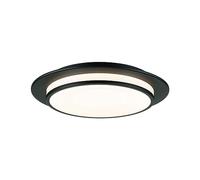 Paulmann 96785 Plafonnier LED 3-Step-Dim Egron 2700K 750lm 230V 16W gradable Noir mat applique et plafonnier