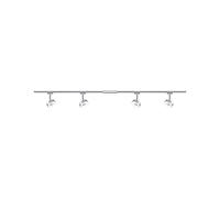 Paulmann 96895 Kit URail Circle 4x5W, Chrome mat/Chrome 230 V, Métal/Plastique