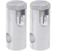 Paulmann 97283 Elément pour système déclairage sur câble basse tension Alimentation électrique jeu de 2 chrome (mat)