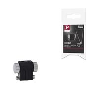 Paulmann 97841 Système de câbles Light&Easy, Tête de Spot pour câbles socket, max. 1x35W, G4, Noir, 12V, Métal