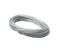 Paulmann Accessoire de corde 979069 – Tresse de tension isolée 12 m 2,5 mm² Transparent Argent