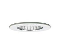 Paulmann 98432 Encastr. Meuble verre structuré, max. 20W, 12V, G4, 66mm Blanc/TôLED´Acier/verre