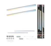 Paulmann 98613 LED sous-meubles Inline 2x4W 350x26 mm 2x350lm 24 V Chrome mat Tunable White