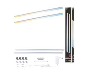 Paulmann 98617 LED sous-meubles Inline kit de 2 2x6W 550x26 mm 2x500lm 24 V Chrome mat Tunable White
