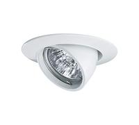 Paulmann 98773 Premium Encastré basculant max. 50W 12V GU5,3 51mm Blanc/Alu Zinc