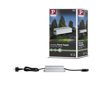 Paulmann 98849 Outdoor Plug&Shine Power Supply, IP67, 230/24V CC, 75W, Argent Alu 18,60 x 6,4 x 4 cm