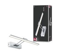 Paulmann 99895 luminaire pr tableau LED Galeria éclair. pr dessus de meubles Assistent incl. 1x7W éclair. de tableau Nickel brossé Chr. Métal 2700K