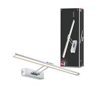 Paulmann 99896 Galeria LED luminaires pour tableau Beam Sixty 11W Nickel brossé/Chrome 230V Mét, Métal, 11 W, 58,5 x 19 x 4,6 cm
