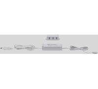 Paulmann 99946 éclairage de meubles Clever Connect Driver 12 V CC incl. boîtier de distribution 3x max. 12 watts transfo Blanc transformateur plastique ballast