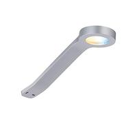 Paulmann 99950 éclairage de meubles LED Clever Connect Spot Mike Tunable White 12 V incl. 1x2 watts gradable Chrome mat plastique 2700-6500K