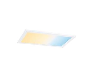 Paulmann 99951 éclairage de meubles LED Clever Connect panneau Flad Tunable White 12V carré incl. 1x6 watts gradable Blanc dépoli plastique 2700-6500K