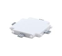 Paulmann 99966 éclairage de Meubles Clever connecteur en X Border 12 V Placard Blanc dépoli éclair. Armoire Plastique Lampe de Cuisine, Matière, X-Connector