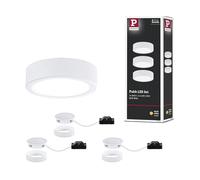 Paulmann Kit éclairage de meubles 99989 LED Leaf rond 3x3,5W 2700K 12/230V plastique blanc