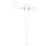 Paulmann Airled Système L&E Suspendu Ball 5 Watt 230V/700mA, 12V Blanc, Métal