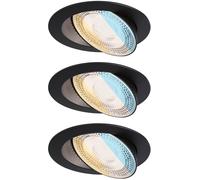 Paulmann Anmus spot encastré 3x5 W noir 92258