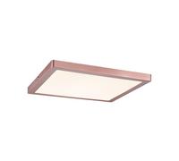 Paulmann Atria Plafonnier LED carré, or rose, 30 x 30 cm Ce luminaire comporte des modules à LED prémontés de classes énergétiques A A++, A+, A