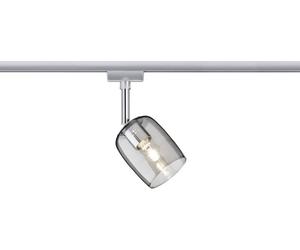 Paulmann Blossom Luminaire sur rail haute tension URail chrome (mat), verre fumé