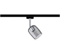 Paulmann Blossom Spot de plafond URail G9 noir (mat), verre fumé