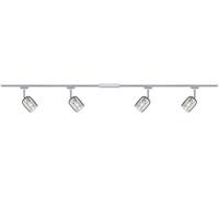 Paulmann Blossom Système déclairage complet sur rail URail G9 40 W LED chrome, chrome (mat), fumé