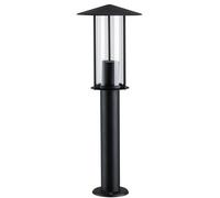 Paulmann Bollard Classic lampadaire extérieur 1x15 W noir-transparent 94397