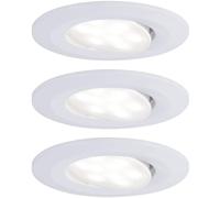 Paulmann Calla Spot LED encastrable pour salle de bains jeu de 3 18 W IP65