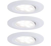 Paulmann Calla Spot LED encastrable pour salle de bains jeu de 3 18 W IP65
