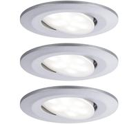 Paulmann Calla Spot LED encastrable pour salle de bains jeu de 3 19.5 W IP65