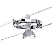 Paulmann Cardan 94144 Système de base pour éclairage sur câble GU5.3 40 W LED chrome, chrome (mat)