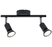 Paulmann Carolina plafonnier 2x10 W chrome-anthracite 66751