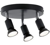 Paulmann Carolina plafonnier 3x10 W chrome-anthracite 66752