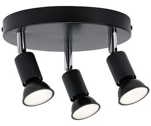 Paulmann Carolina plafonnier 3x10 W chrome-anthracite 66752