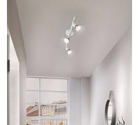 Paulmann Carolina Plafonnier Spots Blanc, 3 Lampes