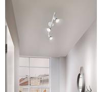 Paulmann Carolina Plafonnier Spots Blanc, 3 Lampes Blanc