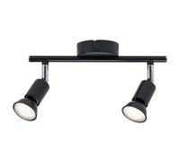 Paulmann Spot Carolina GU10 IP44 230V 2x10W dimmable Anthracite/Chrome