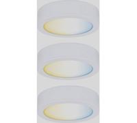 Paulmann CC Start Disc Eclairage de vitrine jeu de 3 2.10 W blanc chaud blanc