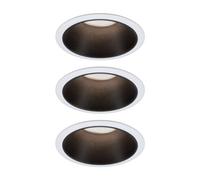 Paulmann Cole Spot Led, Noir-Blanc, Lot De 3